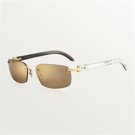 white buff cartier|cartier white buffalo horn glasses.